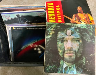 Vintage Vinyl Album Lot ~ 19 Albums ~ Hendrix, Van Morrison, Elvis, Beatles & More