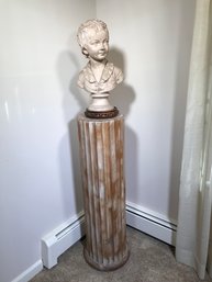 Vintage Terracotta Bust Alexandre Brongniart As Child (1770-1847)  Founder Sevres Porcelain - Amazing