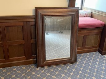 Restoration Hardware (possibly) Wood Wall Mirror With Beveled Edge