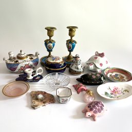 An Assortment Of Primarily Porcelain Vintage Pieces