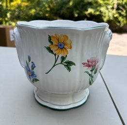 Tiffany Sintra Ceramic Planter With Beautiful Flowers Designs Multicolor. GAR