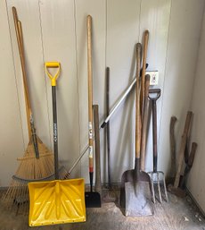 Garden Tools And Snow Shovels