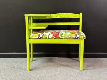 An Upcycled Vintage Telephone Table