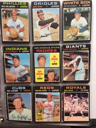 (45) 1971 Topps Baseball Cards - M