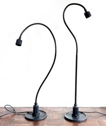 A Pair Of Modern Adjustable Desk Or Standing Lamps By Sunnex