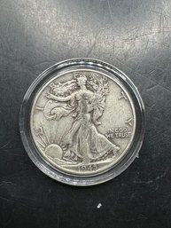 1943 Walking Liberty Silver Half Dollar