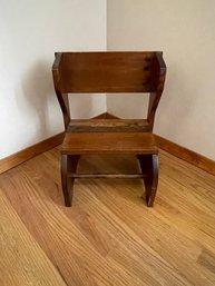 Vintage Childs Convertible Step Stool/Chair