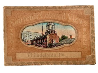 Antique Souvenir Colorized Postcards Of Philadelphia