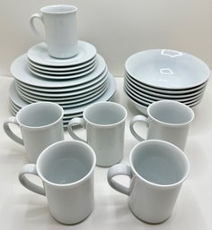 Sur La Table Fine China White Dish Set (27 Pieces)