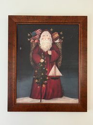 Mary Beth Baxter Original Santa Claus Painting