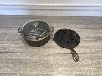 Cast Iron Dutch Oven And Pan