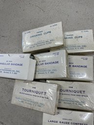 Vintage First Aid Supplies