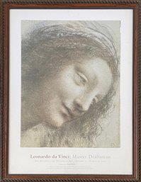 Leonardo Da Vinci: Master Draftsman - New York, 2003 Metropolitan Museum Of Art Exhibition Framed Poster