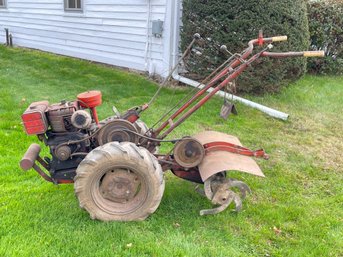 Antique Simplicity 2 Wheel Tractor With Rototiller