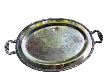 Silverplate Serving Tray