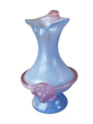 VTG Versace Medusa Lavender And Pink Vase