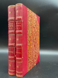 1879 'the Last Days Of Pompeii' By Sir. Edward Bulwer Lytton. In Two Volumes.