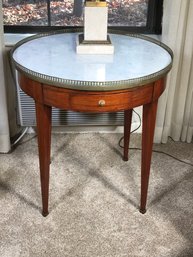 Purchased From DOYLES For $3,900 Spectacular Period Antique Louis VXI Brass Mounted Marble Bouillotte Table