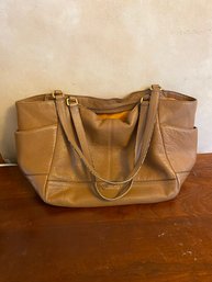 Beautiful Beige Coach Tote