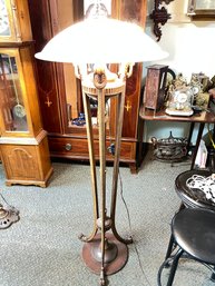 Deco Style, Wood Floor Lamp