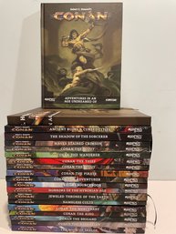 'conan' - (19) 2D20  Hard Cover Roleplaying Game Books By Robert E. Edward.