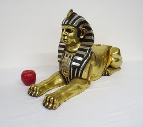 Reclining Egyptian Sphinx Sculpture