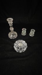 Glass Candle Holders