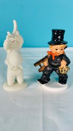 Winter Figurine Lot - Department 56  And Other