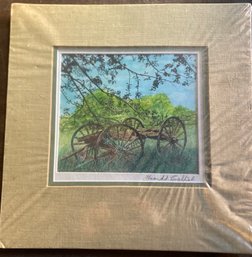 Old Wagon - Frank Packlick Signed Print