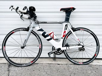 A Cervelo Carbon Frame Size 48 Racing Bicycle