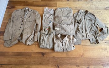 1940s USMC Marine Corps Khaki Jacket And Military Uniforms