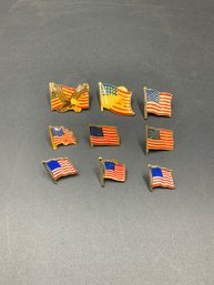 Collection Of Flag Pins