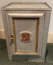 Vintage Tin Bread And Cake Cabinet