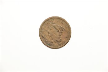 1841 Large Cent Penny Coin