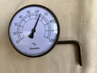 Conant Custom Brass Humidity Gauge Burlington, VT