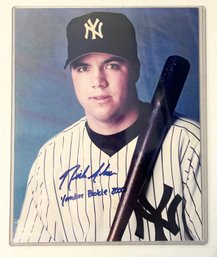 Nick Johnson Autographed 8x10 Photograph W/ Certificate Of Authenticity