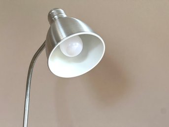 Ikea Floor Standing Task / Reading Lamp Chrome Finish