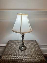 Table Lamp Brushed Metal Finish