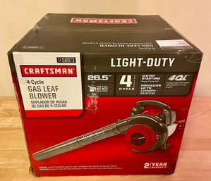 Craftsman 4 Cycle Gas Leaf Blower Up To 125 MPH - 26.5CC - New In Box