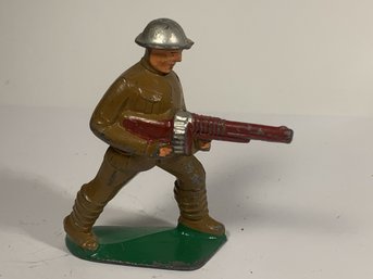 Lead, Iron Or Plastic Vintage Soldier Or Model