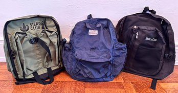 2 Sierra Club Backpacks & 1 By Whitney Portals, Appear Unused