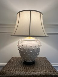 White Porcelain Grecian Urn Style Table Lamp (#1 Of 2)