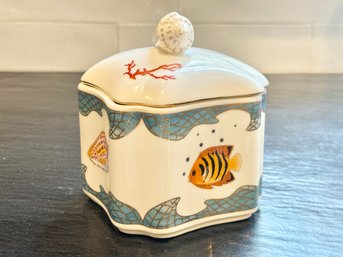 Vintage Lynn Chase Porcelain Lidded Box