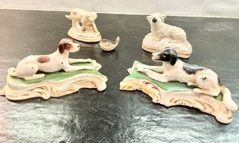 Ceramic Figurines Set Of 5