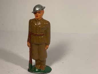 Lead, Iron Or Plastic Vintage Soldier Or Model