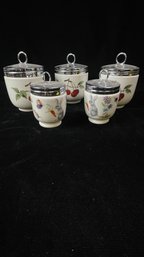 Royal Worcester Porcelain Spice Jars