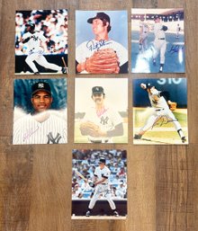 Lot Of New York Yankees Signed 8x10 Photographs