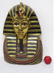 Large Hard Plastic Bust Of Tutankhamun - Hang On The Wall, Or Free Standing