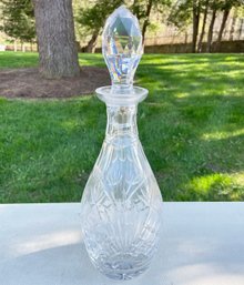 A Vintage Crystal Decanter