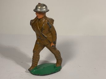 Lead, Iron Or Plastic Vintage Soldier Or Model